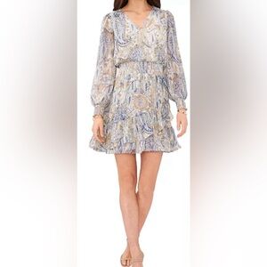 VINCE CAMUTO
Women's Crossover Long Sleeve Dress